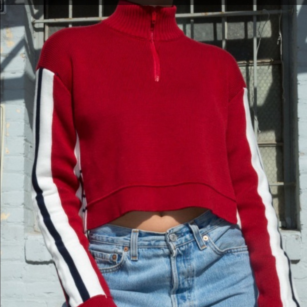 Brandy Melville Knit 1/4 zip